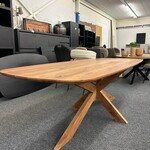 Eetkamertafel Acacia Deensovaal 240cm, Eleonora, naturel